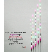 별찌 퍼플레이디 멀티 와이드 헤라 면발광 LED 전자찌 정품 신상 파란낚시