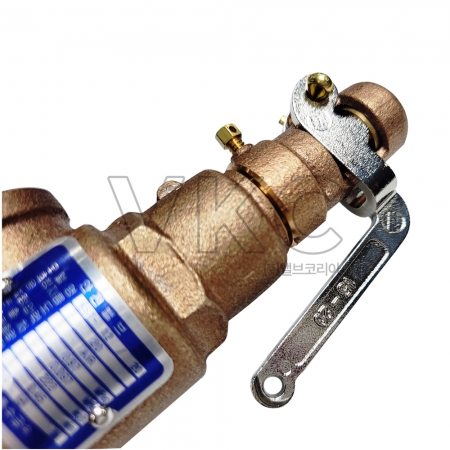 [MD's Choice] 1000000010 고려특수금속 저양정식 나사식 청동 안전밸브 KST-12 15A~32A (레버타입, 스팀용 에어/공기용, CAC406 안전변 KST-12R)