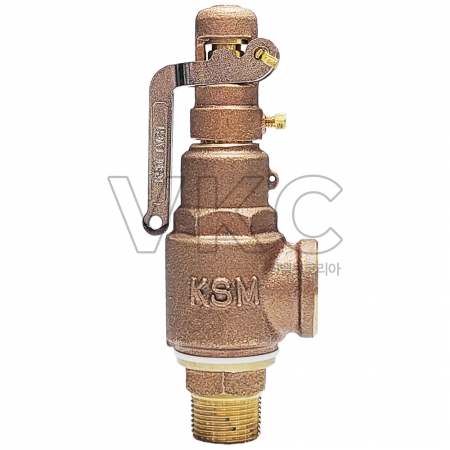 [MD's Choice] 1000000010 고려특수금속 저양정식 나사식 청동 안전밸브 KST-12 15A~32A (레버타입, 스팀용 에어/공기용, CAC406 안전변 KST-12R)