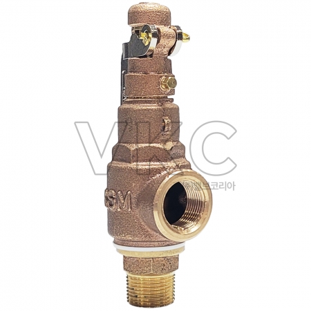 [MD's Choice] 1000000010 고려특수금속 저양정식 나사식 청동 안전밸브 KST-12 15A~32A (레버타입, 스팀용 에어/공기용, CAC406 안전변 KST-12R)