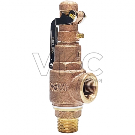 [MD's Choice] 1000000010 고려특수금속 저양정식 나사식 청동 안전밸브 KST-12 15A~32A (레버타입, 스팀용 에어/공기용, CAC406 안전변 KST-12R)