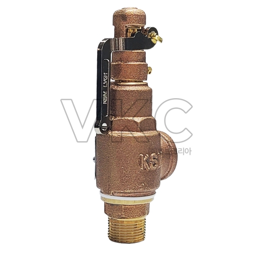 [MD's Choice] 1000000010 고려특수금속 저양정식 나사식 청동 안전밸브 KST-12 15A~32A (레버타입, 스팀용 에어/공기용, CAC406 안전변 KST-12R)