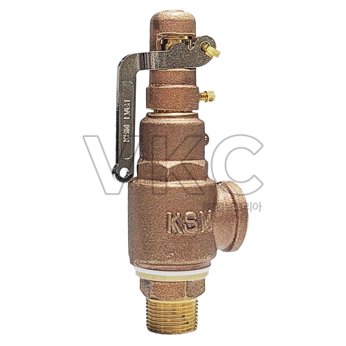 [MD's Choice] 1000000010 고려특수금속 저양정식 나사식 청동 안전밸브 KST-12 15A~32A (레버타입, 스팀용 에어/공기용, CAC406 안전변 KST-12R)