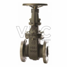 1000000033 동진 KS 주철 10K 게이트밸브 플랜지식 바깥나사 40A~500A OS&Y (동진밸브 OSY 주철게이트)