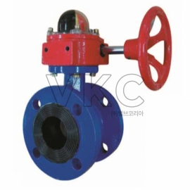 1000000047 동진밸브 플랜지형 버터플라이밸브 DBG-1F 10K 50A~400A 기어식 (동진 주철 플랜지식 기어 버터플라이)