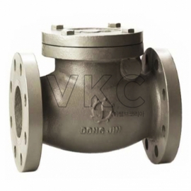 1000000073 동진 KS형 주철 스윙체크밸브 DKC-1F 10K 50A~200A 플랜지식 (동진밸브 주철스윙체크)