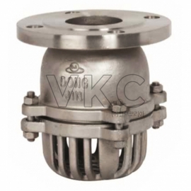 1000000076 동진밸브 스테인리스 스텐 10K 푸트밸브 DFVS-1F / 플랜지식 후드밸브