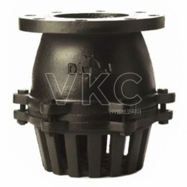 1000000077 동진 주철 푸트밸브 DFV-1F 10K 50A~350A 플랜지식 (동진밸브 주철 후드밸브)