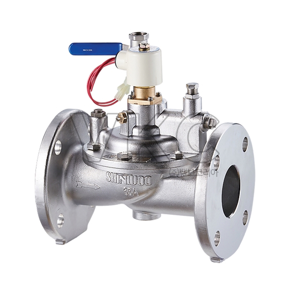 1000000275 신우 스텐 볼탑식 정수위밸브 10K 40A~150A (신우밸브 스텐 정수위조절밸브 SWV-F11S(나사식), SWV-F12S(플랜지식))