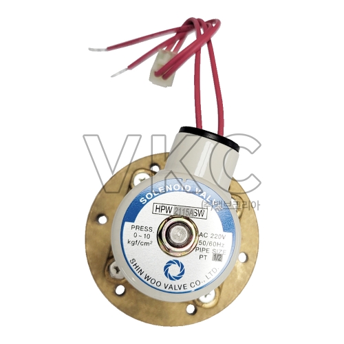 1000000450 신우 전자밸브 B타입 15A (1/2인치), SDW-154 (신HPW-2140), 정수위밸브 125A~200A 공용 솔레노이드 전자변