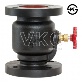 1000000451 조은원대밸브 KS 주철 10K 플랜지형 리프트 체크 밸브 40A~200A (주철스모렌 스모렌스키 해머리스 체크밸브)