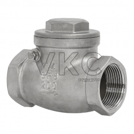 1000000458 조은원대밸브 스테인리스 스텐 10K 나사식(S) 스윙체크밸브 (SSC13 스크류 타입) 15A~50A