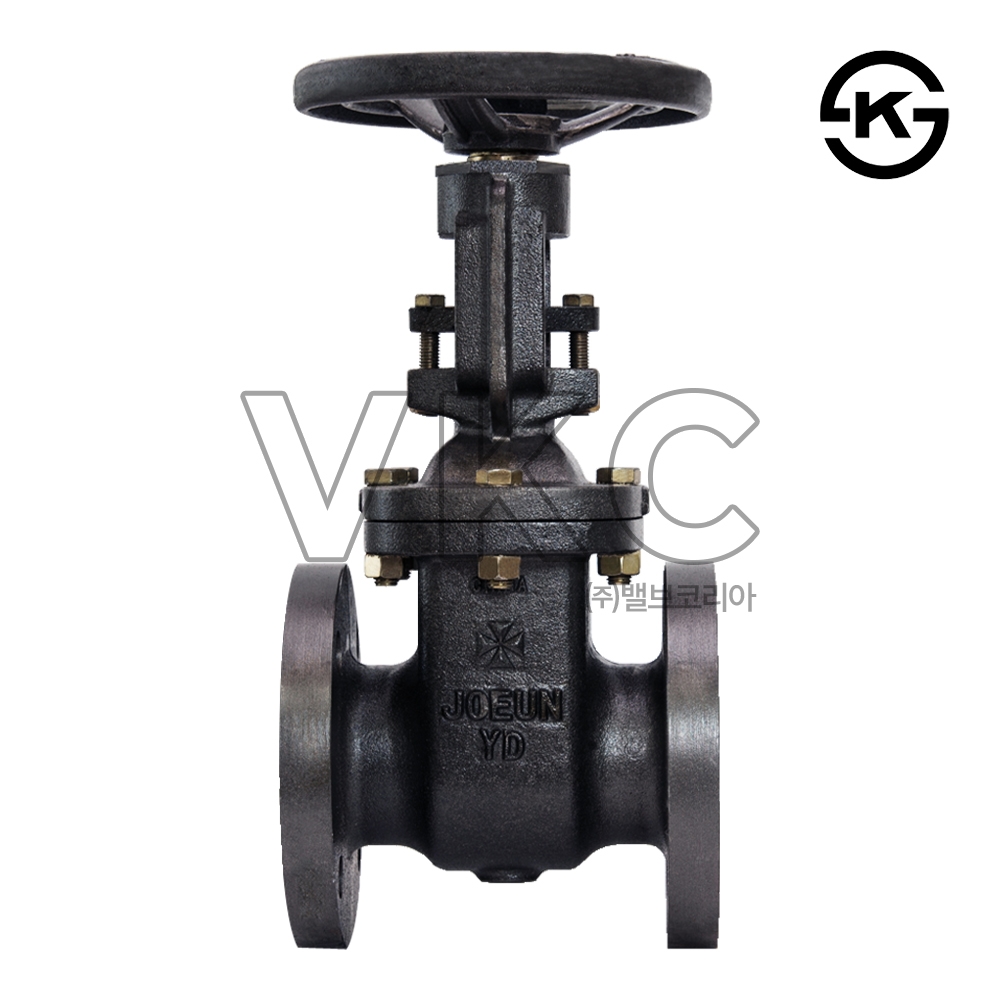 1000000515 조은원대밸브 KS OS&Y 주철 바깥나사 게이트밸브 10K 40A~500A (OSY밸브 KS인증은 50A~300A 까지만) JYD 주철게이트