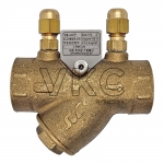 1000000633 신우밸브 황동 10K 나사식 자동정유량조절밸브 SAC-11N, PP/PU/UP/UU타입, 15A~50A (물용, 나사타입, 스트레이너 내장형 자동정유량밸브)