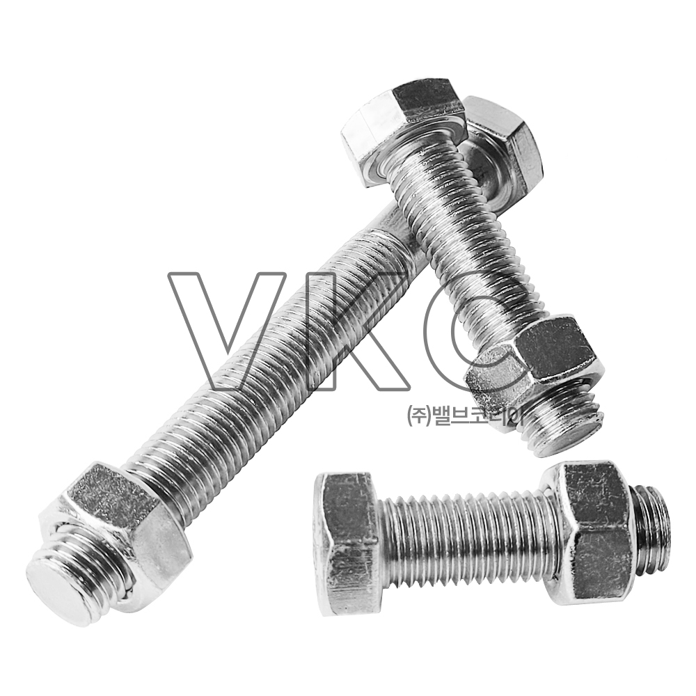 1000000974 STS304 스텐 육각 볼트 너트 1조 M16*50~M20*150