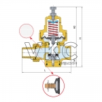 1000001016 SJ밸브 국산 KC 세대별 감압밸브 SJP-100 15A~20A 무연황동 (스트레나 포함) 수도 물용 아파트 감압변 (구 SJP-504)