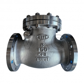 1000001044 THT 스텐 스윙체크밸브 SCS13 20K 50A~500A / 국산 플랜지식 스텐밸브