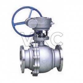 1000001182 원일 KS 스텐 10K 플랜지형 기어식 볼 밸브 200A (원일산업 스테인리스 0.98MPa 볼 밸브 WSB-1FG-KS 약품, 공업용수, 수도용수용)