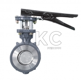 1000001198 조은원대밸브 국산 스팀용 버터플라이밸브 (레버식) 10K 40A~150A (JYD 국산 닥타일 증기용 버터플라이 밸브 16K 최대 20K)
