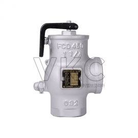 1000001209 조광 주철 나사식 안전밸브 에어용, 스팀용 전량식 JSV-FT11 CL 25A 10K 단일 사양 (레버타입 증기용 기체용 안전변)