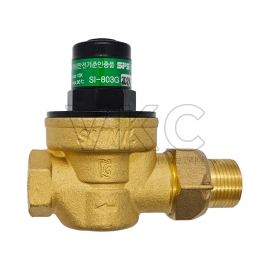 1000001299 신일 황동 세대별 수도용 감압밸브 SI-803G 니플형 15A~20A (신일밸브 황동 니플 아파트 감압변 SI-803N)