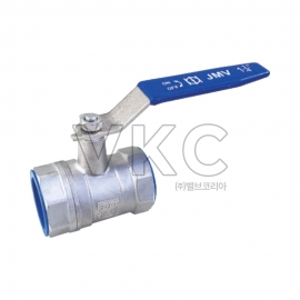 1000001392 JMV 스텐 나사식 볼밸브 2PC 보온용 10K 15A~50A (제이엠밸브 2피스 보온 롱스템 STS304 스크류타입)