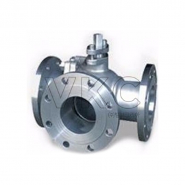 1000001395 JMV 스텐 플랜지식 삼방볼밸브 10K 25A~50A (제이엠밸브 3WAY STS304 플랜지타입)