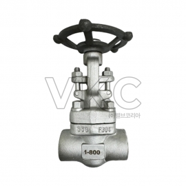 1000001416 JMV 스텐단조 용접식 게이트밸브 800LB 10A~50A 소켓웰딩 (제이엠밸브 800# 800파운드 F304 소켓웰드타입)