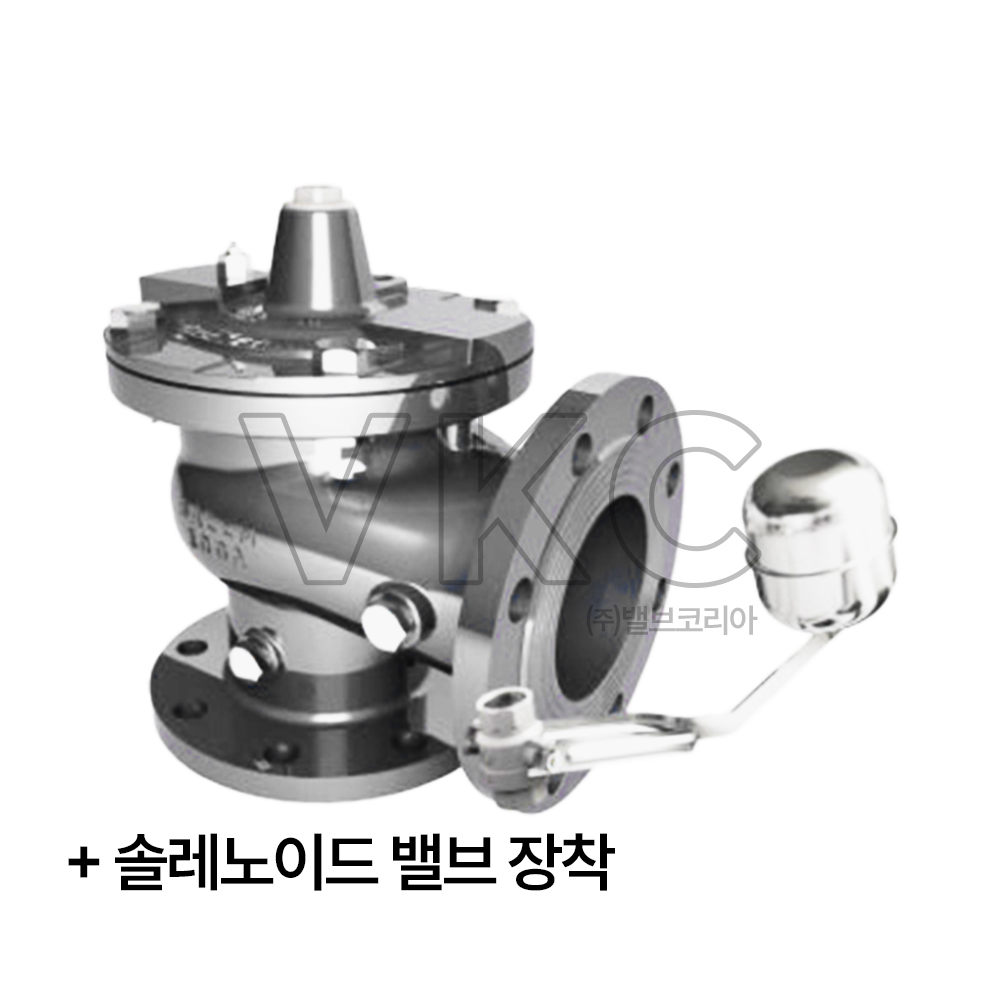 1000001447 BALEM 스텐 피스텍밸브 바램 431-A 50A~150A 기계식, 수직형 앵글타입 (플랜지식 대용량 수위조절밸브)