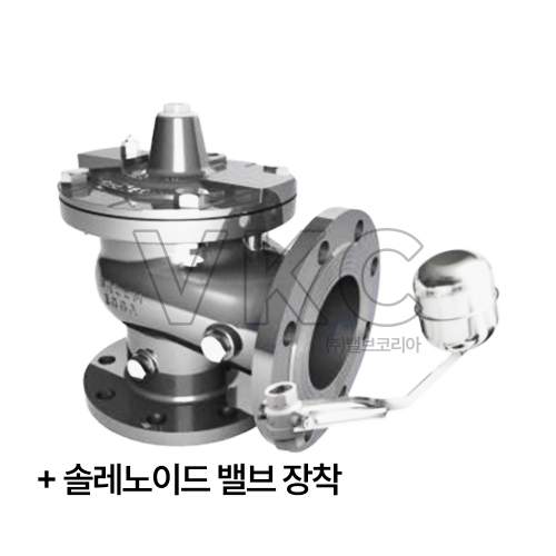 1000001447 BALEM 스텐 피스텍밸브 바램 431-A 50A~150A 기계식, 수직형 앵글타입 (플랜지식 대용량 수위조절밸브)