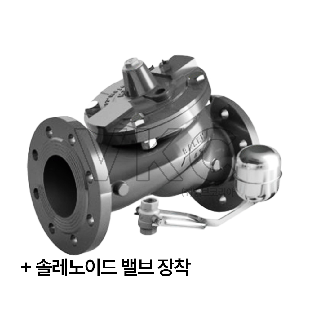 1000001448 BALEM 스텐 피스텍밸브 바램 431-Y 50A~150A 전자식 솔밸브 장착, 수평형 Y-타입 글로브 (플랜지식 대용량 수위조절밸브)