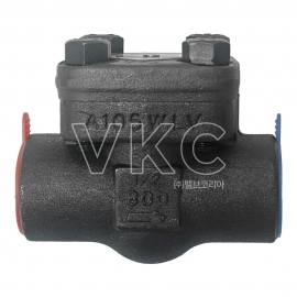 1000001581 (국산) DEV 동은밸브 ASTM A105 단조리프트체크(SW-NPT) 800# 10A~50A 한쪽 용접식, 한쪽 나사식 (800LB 구 DKM 동강금속 소켓 스크류타입 단조 리프트체크밸브) 600# 별도 문의