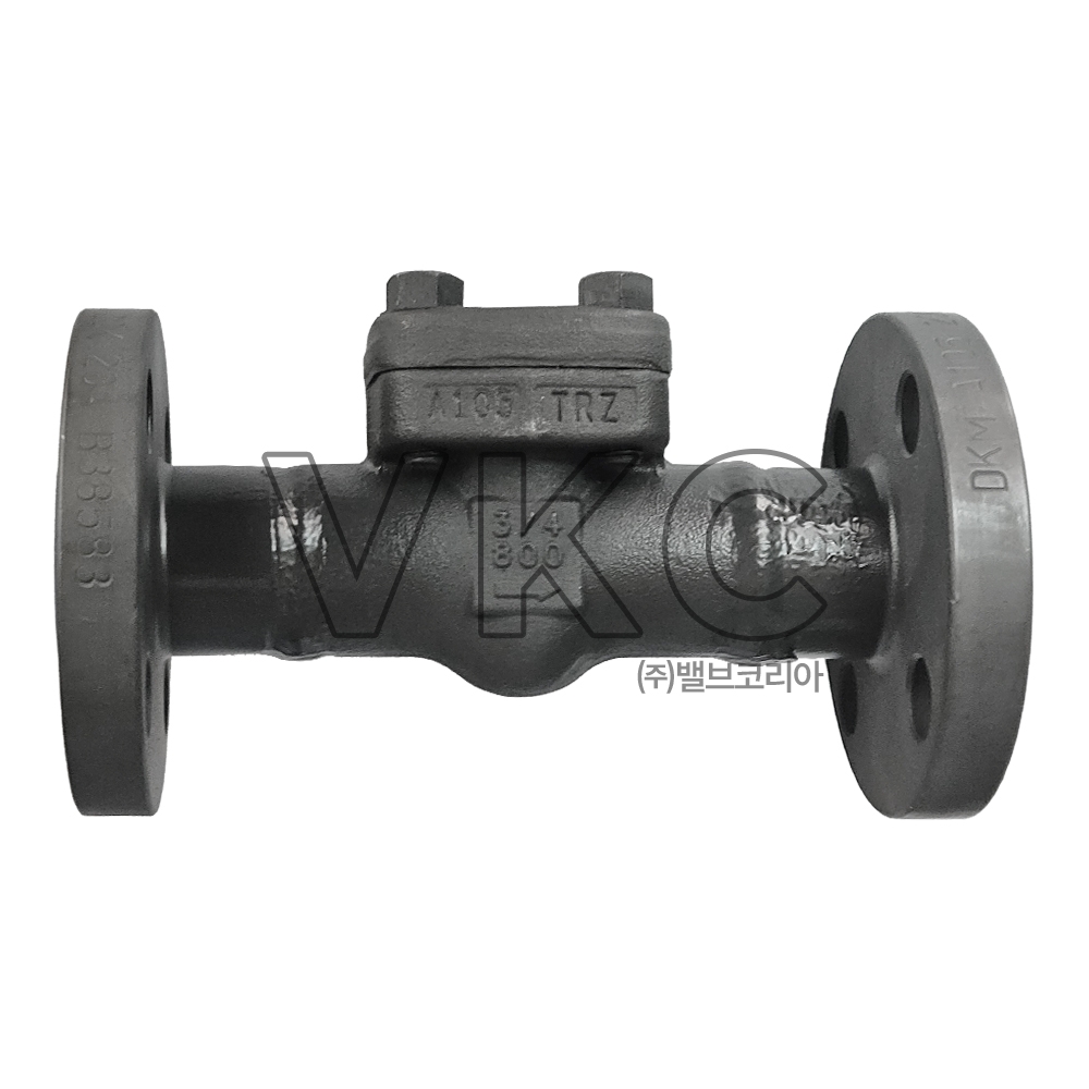 1000001590 (국산) DEV 동은밸브 ASTM A105 단조스윙체크(F) 20K(300#) 10A~50A 플랜지식 (300LB 구 DKM 동강금속 단조 스윙체크밸브)