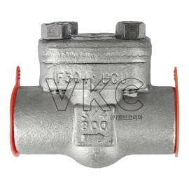 1000001613 (국산) DEV 동은밸브 ASTM F304 스텐 단조스윙체크(SW) 800# 10A~50A 용접식 (800LB 구 DKM 동강금속 소켓웰딩타입 스텐단조 스윙체크밸브) 600# 별도 문의