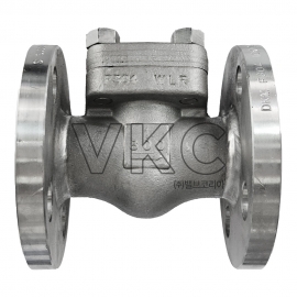 1000001615 (국산) DEV 동은밸브 ASTM F304 스텐 단조스윙체크(F) 10K(150#) 10A~50A 플랜지식 (150LB 구 DKM 동강금속 스텐단조 스윙체크밸브)