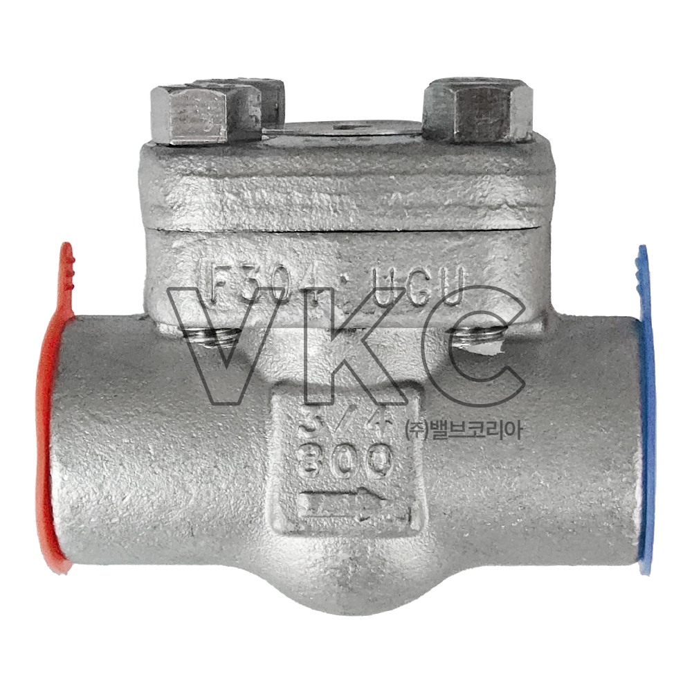 1000001672 (국산) DEV 동은밸브 ASTM F316 스텐 단조스윙체크(SW-NPT) 800# 10A~50A 한쪽 용접식, 한쪽 나사식 주문제작 별도문의 (800LB 구 DKM 동강금속 소켓 스크류타입 단조 스윙체크밸브) 600# 별도 문의