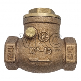 1000001802 영동금속 국산 KS 청동 나사끼움형 스윙체크밸브 10K 15A~80A (YK 청동 KS 나사식 스윙체크밸브)