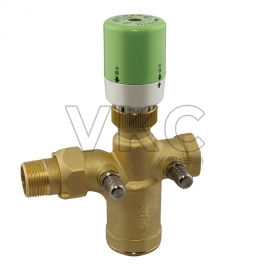 1000001844 (국산) SH 황동 정유량밸브 10K 15A~25A SHCFC-TW1 한쪽 유니언 왁스식 (신한시스템밸브 CAC203 물용 복합정유량 온도조절밸브)