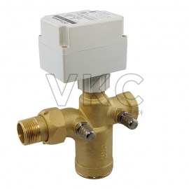 1000001845 (국산) SH 황동 정유량밸브 10K 15A~25A SHCFC-TM1 한쪽 유니언 모터식 (신한시스템밸브 CAC203 물용 복합정유량 온도조절밸브)