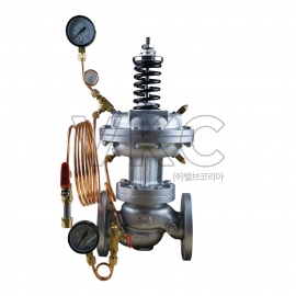 1000001853 (국산) SH 주강 유량조절밸브 20K 125A~250A SHDFC-H02 플랜지식 지역 냉난방 / 아파트동 분배용 (신한시스템밸브 중온수 SCPH2 차압유량조절밸브)