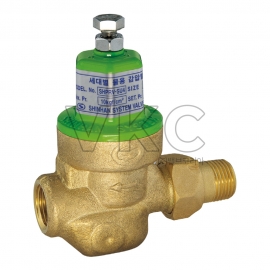 1000001856 (국산) SH 무연황동 세대별 감압밸브 10K 15A 20A SHPRV-SU4 한쪽 유니언, 한쪽 나사식 (신한시스템밸브 황동 아파트 수도용 세대급수 냉온수 감압변)