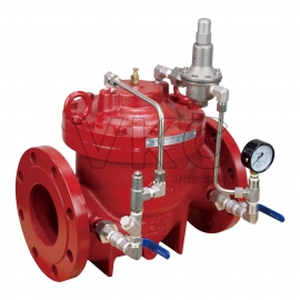 1000001866 (국산) SH 닥타일 소방용 감압밸브 20K 80A~150A SHFRV-02 플랜지식 (신한시스템밸브 주철 GCD450 파이롯트 KFI인증 소방 감압변)