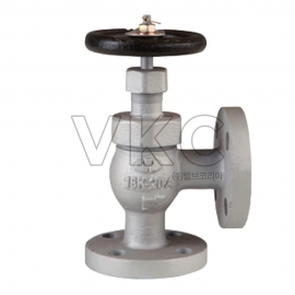 1000001919 유연 닥타일 앵글밸브 YAN-1F 10K 15A~40A 플랜지식 공기, 물, 스팀, 증기용 (FCD 주철 앵글)