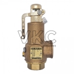 1000001932 YNV 황동단조 저양정식 안전밸브 LSV-1S(L) 15A~50A 나사식, 레버타입 (와이엔브이 스팀, 에어, 증기, 공기, 기체용 황동 나사식 안전변, 설정압력 범위 0.5K-11K)