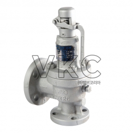 1000001950 YNV 주강 전량식 안전밸브 FSV-3F(L) 30K 15A~100A 플랜지식, 레버타입 (와이엔브이 스팀, 에어, 증기, 공기, 기체용 SC 안전변, 설정압력 범위 22K-33K)