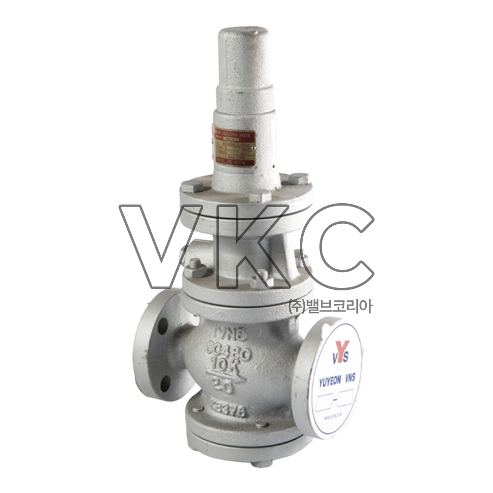 1000001990 YNV 주철 증기용 감압밸브 PIR-1F 10K 15A~200A 플랜지식, 스팀용 (와이엔브이 FCD 닥타일 파이롯트식 감압변)