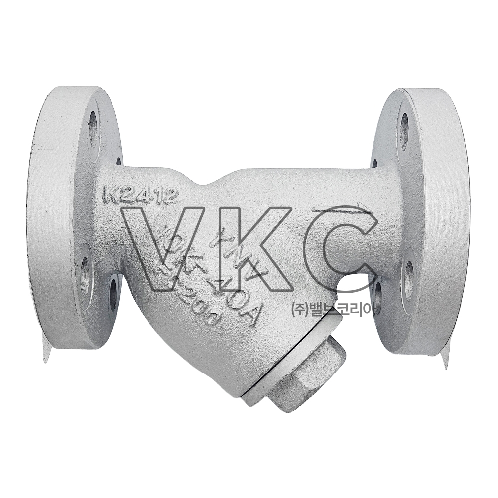 1000002042 YNV 주철 스트레이너 STR-1F 10K 15A~100A 플랜지식, 에어, 스팀, 물, 공기, 증기용 (와이엔브이 FC Y형 스트레나)