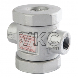 1000002060 YNV 주철 사이트글라스 DUG-1S 10K 15A~25A 나사식, 응축수용 (와이엔브이 FCD 닥타일 물용 유량계)