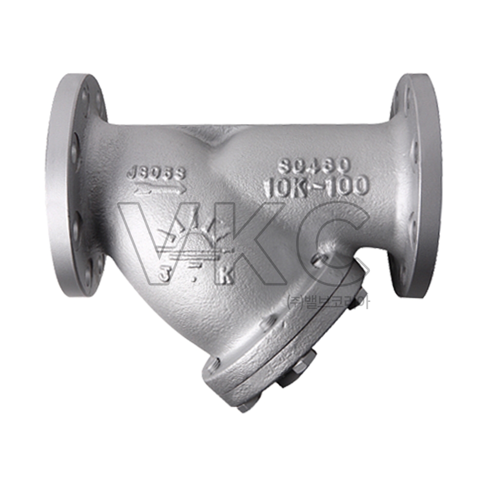 1000002111 조광 주강 스트레이너 JST-YF21 20K 15A~350A 스팀, 에어, 증기, 기체, 액체용 (조광밸브 SC480 단일망 플랜지식 스트레나)