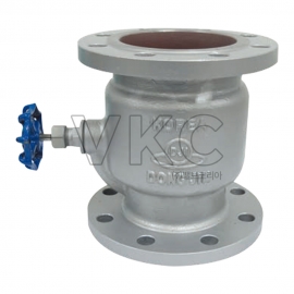 1000002146 (국산) 동진밸브 주강 10K 50A~300A 플랜지형 리프트체크밸브 DLFC-1F (SCPH2 스모렌스키 해머리스 주강리프트체크)